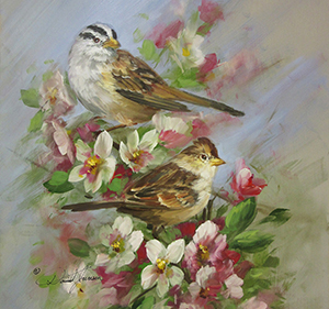 C301 Painting the Crown Sparrows